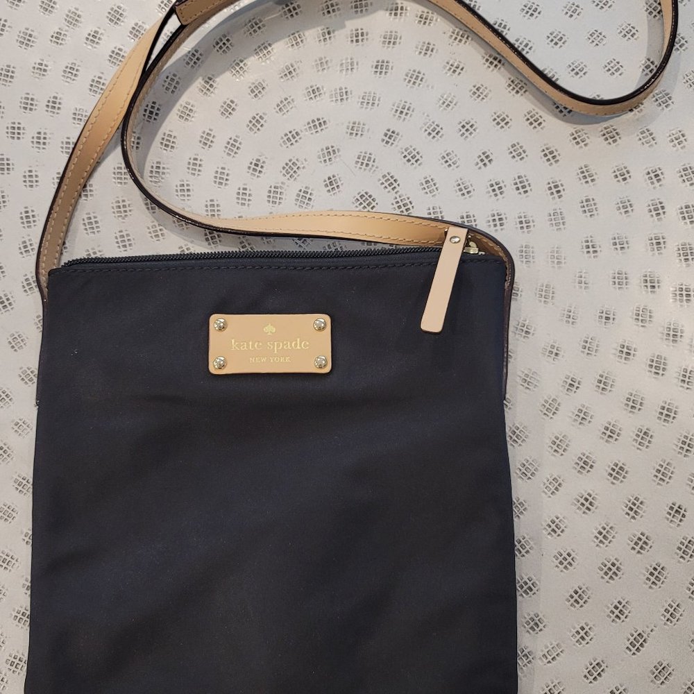 Kate Spade Black Nylon Crossbody Bag